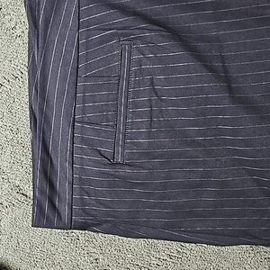 Lane Bryant pinstripe stretch flare leg pants